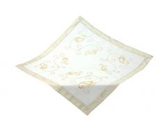 Bellanda Tischdecke, Polyamide, 50% Polyester, Sekt, 85 x 85 x 0.5 cm