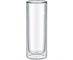 Ambition 96860 2 x 330 ml Doppelwandige Latte Macchiato Gläser Mia Thermoglas hitzebeständig Kaffee mit Milch Tee warme kalte Getränke Geschenk