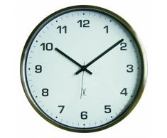 Technoline, WT 8900 Funk-Wanduhr, Ø 33cm, Metallrahmen