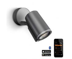 Steinel Spot ONE Sensor Connect LED-Strahler mit Bewegungsmelder, Anthrazit