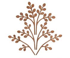 Alessi The Five Season MW64 1 F Blätter für Duftdiffusor aus Mahagoni, Brrr, Holzfarbe, Einheitsgröße