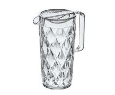 koziol Kanne 1,6 L Crystal, Kunststoff, transparent klar, 12 x 18 x 24,5 cm