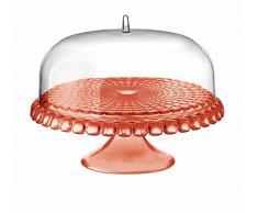 Guzzini, Tortenplatte Mit Fuß Und Haube, Ø36 x h28 cm