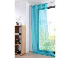 CDaffaires Vorhang sandgestrahlt 135 x 260 cm Monna blau türkis