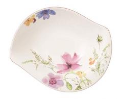 Villeroy & Boch Mariefleur Serve & Salad Tiefe Schale, 21 x 18 cm, Premium Porzellan, weiß/bunt