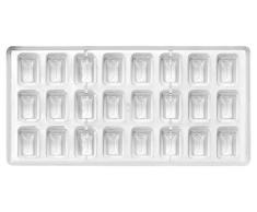 IBILI Backform Praline magnetisch Polycarbonat klar 30Â x 14Â x 2Â cm, weiÃ, 30 x 14 x 2 cm
