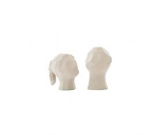 Cooee Design Skulptur, Beton, Limestone, L : 15, B: 9,5, H: 12 cm