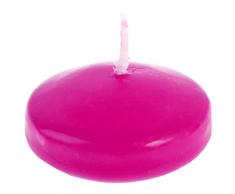 Santex Schwimmkerze, Wachs, schwarz, 3 x 5 x 18 cm, Fuchsia, 3 x 3 x 2 cm