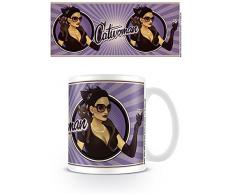 Pyramid International DC Comics Bombshell (Catwoman) Keramikbecher, Keramik, Mehrfarbig, 8.5 x 12 x 10.5 cm