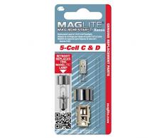 Maglite Replacement Lamp, 5 CELL C/D Taschenlampe, Farblos