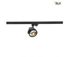 SLV KALU TRACK Spot für Hochvolt-Stromschiene 3Phasen, Aluminium, GU10, schwarz