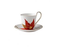 Royal Copenhagen 1017530 Flora TASSE MIT UNTERE WEIHNACHTSSTERN 27 CL, Porzellan, mehrfarbig