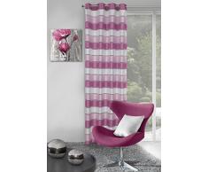 Eurofirany, Ösenschal Bess, rosa, 140x250 Vorhang, 100% Polyester, 0.02 x 140 x 250 cm