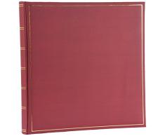 Henzo 1019809 Fotoalbum Champagne weinrt Fotoalbum, Andere, weinrot, 35.0 x 35.0 x 5.0 cm