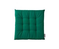 TOM TAILOR Unisex Home Unifarbenes Sitzkissen Pine Green,40/40