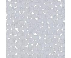 Spirella Duschmatte Anti Rutsch Matte Riverstone antibakteriell rutschfest 55x55 cm - mit Sanitized Hygienefunktion - Transparent - Made in EU