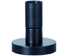 Standleuchte Duo, E27-Fassung Farbe : schwarz, mit Schalter ca. 12 cm x 11 cm ( Leuchtmittel nicht enthalten )