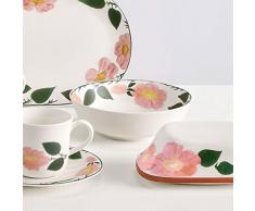 Villeroy & Boch Rose Sauvage Schale, Premium Porzellan, Weiß/Bunt