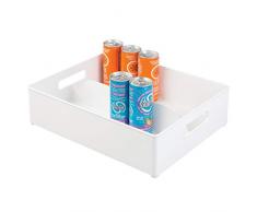 InterDesign 70631EU InterDesign Kühlschrank- und Gefrierboxen, Tiefe Unterteilte Box, weiß