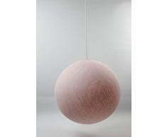 Cotton Ball Lights hell rosa 25cm Hängelampe einzeln, Baumwolle, 25 cm