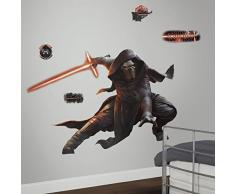 HCM Kinzel RM - Star Wars VII - Kylo Ren Wandtattoo, PVC, bunt, 68.5 x 9 x 6.5 cm