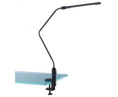 Trio Leuchten LED-Klemm / Tischleuchte in schwarz, EEK A, mit Schraubklemme und Standfuß, inklusiv 1x3.6W 3000K 200 Lumen 522520102