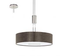 EGLO ROMAO 2 Hängeleuchte, Stahl, 24 W, nickel-matt, chrom