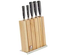 Richardson Sheffield SABATIER TROMPETTE Messerblock, inkl. Messer-Set, Gemüsemesser, Allzweckmesser, Kochmesser, Schinkenmesser & Brotmesser