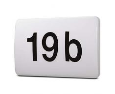 Maclean MCE292 LED Hausnummerlampe mit Dämmerungsschalter Außenwandleuchte 950LM 12W 4000K IK10 IP65 UV-beständig