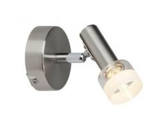 Brilliant Rabea 33W Wandspot, eisen/weiß/transparent, G15010/13