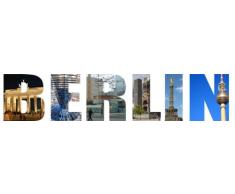 INDIGOS 4052166110747 Wandtattoo w538 Hunde Wandaufkleber 80 x 16 cm, silber