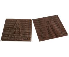 Unbekannt Silikomart 194433 Silikon-Backform fÃ¼r 3D-Tannenbaum, 305 x 305 x 15 mm, braun