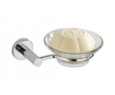 WENKO 17803100A Power-Loc Seifenablage Elegance - Seifenschale, Befestigen ohne bohren, Zinkdruckguss, 15 x 4 x 11 cm, Chrom