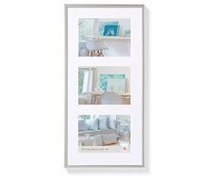 walther design KV320S New Lifestyle Galerie Bilderrahmen, 3 (15 x 20 cm),silber