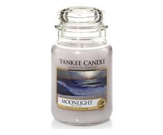 Yankee Candle 1507654E Duftkerze Glas, 9,80 x 9,80 x 17,50 cm, graublau
