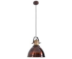 Naeve Leuchten Pendelleuchte, Metall, E27, 40 W, Kupfer, 29 x 29 x 34 cm