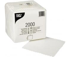 PAPSTAR 12256 Dessertdeckchen, Papier, Weiss, 20 x 17.5 x 17.5 cm