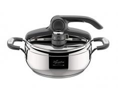 Lagostina Briosa LagoeasyUp Schnellkochtopf 3.5 Liter, Edelstahl 18/13