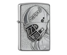 Zippo Football - Satin Finish - Spring 2017 Feuerzeug, Chrom, Silber, one Size