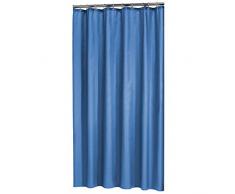 Sealskin Textil Duschvorhang Madeira, Farbe: Blau, 240 x 200 cm
