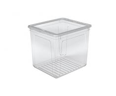 keeeper Aufbewahrungsbox mit Air Control System, 39 x 33,5 x 35 cm, 30 l, Bea, Transparent