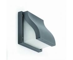 Faro Barcelona 70749 Summe – durchscheinend Wandleuchte, 15 W, Aluminium und Glas, Grau