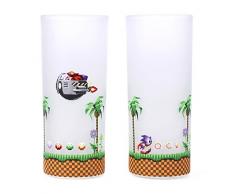 Sonic the Hedgehog GL02SE01 450ml Große Gläser (2er Set) - Sonic & Eggman