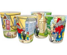 Benjamin Blümchen 13597 Zoo Mehrwegbecher, Trinkbecher, Plastikbecher, Becherset, PP, 300 milliliters