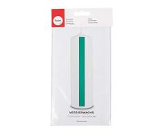 Rayher 3103765 Verzierwachs, helltürkis, 2 Verzierwachsplatten 20 x 10 cm, Wachsfolie zum Kerzen verzieren, Kerzenwachs, Wachsfolie