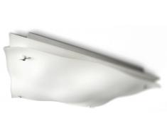 Philips myLiving Tides Energiespar- Deckenleuchte mit 22W, inklusive Leuchtmittel, 1-flammig, WeiÃ, 326143116