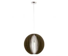 EGLO COSSANO Hängeleuchte, Stahl, 60 W, Ø 50 cm, nickel-matt