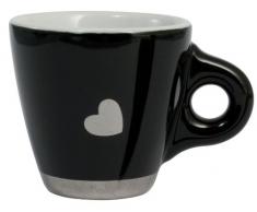 Bialetti Espressotassen-Set Cuor di Moka / 2-er Set inkl. Unterteller