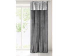 Eurofirany Vorhang, Stahlgrau, 140x250 cm