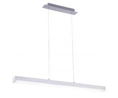 Trio Leuchten WiZ LED Pendelleuchte Livaro 358210107, 20 Watt RGBW LED mit 16 Mio. Farben + 64.000 Weißtöne + 18 Licht-Szenen, Steuerung über App + Sprachsteuerung + Fernbedienung + Wandschalter